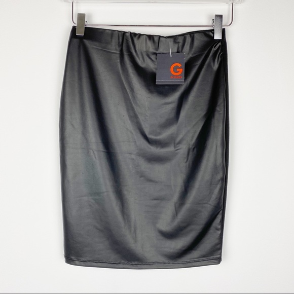 G by Guess Dresses & Skirts - Guess Leather Look  Marrick Midi Skirt size Small